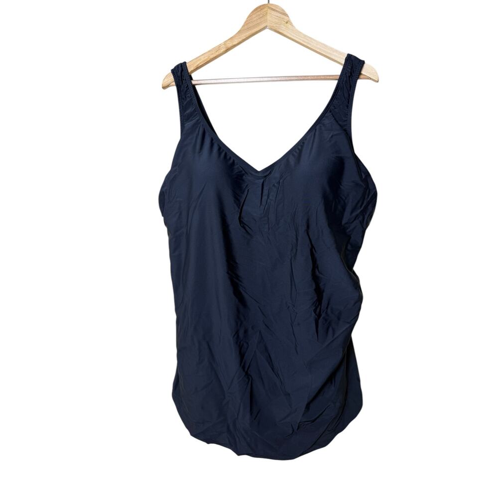 Swimsuits For All Sarong Skirted one piece 66-0235-3 black size 28